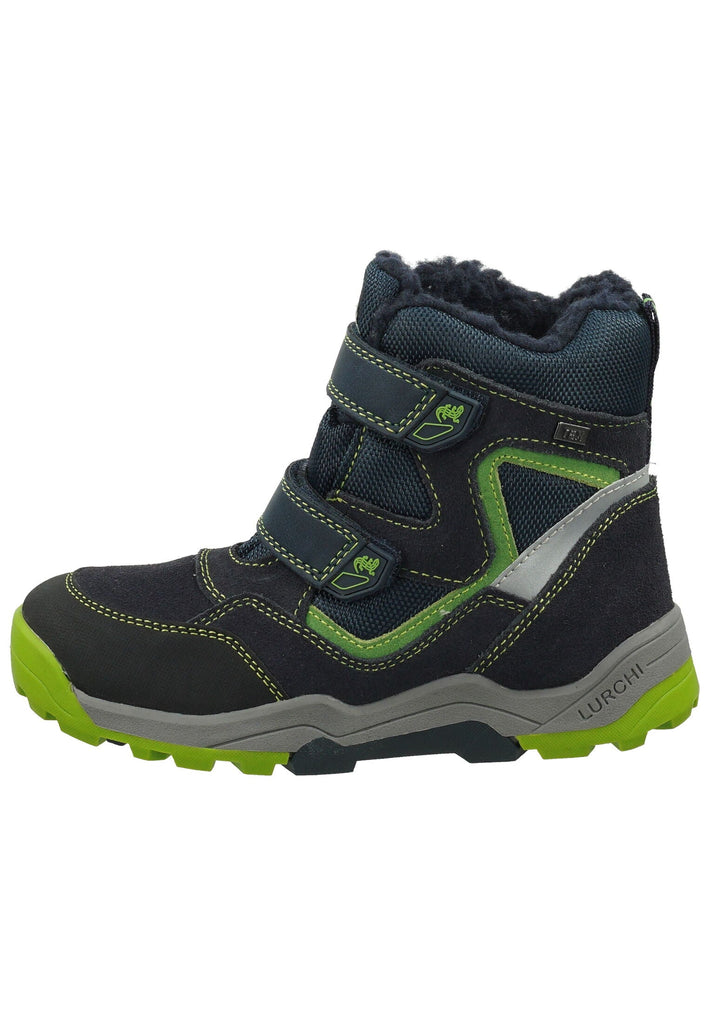 Lurchi Stiefelette Veloursleder/Textil Navy Warmfutter - surf4shoes