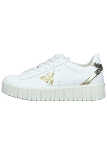 IGI&CO Sneaker Leder Weiß/Gold - surf4shoes