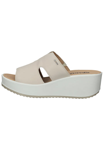 IGI&CO Pantoletten Leder Beige - surf4shoes