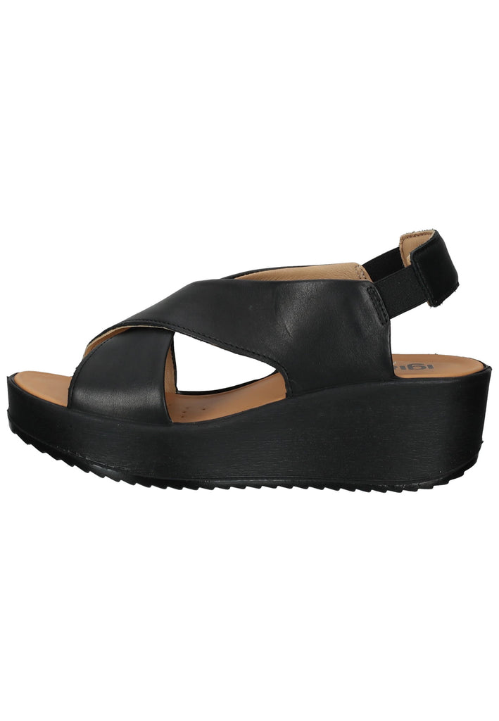 IGI&CO Sandalen Nappaleder Schwarz - surf4shoes