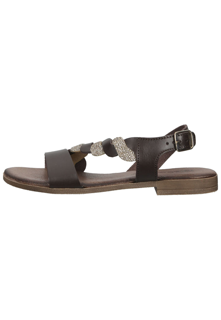IGI&CO Sandalen Leder Braun/Silber - surf4shoes