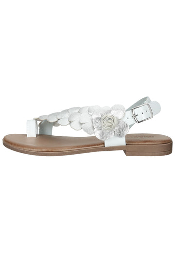 IGI&CO Sandalen Leder Weiß/Silber - surf4shoes