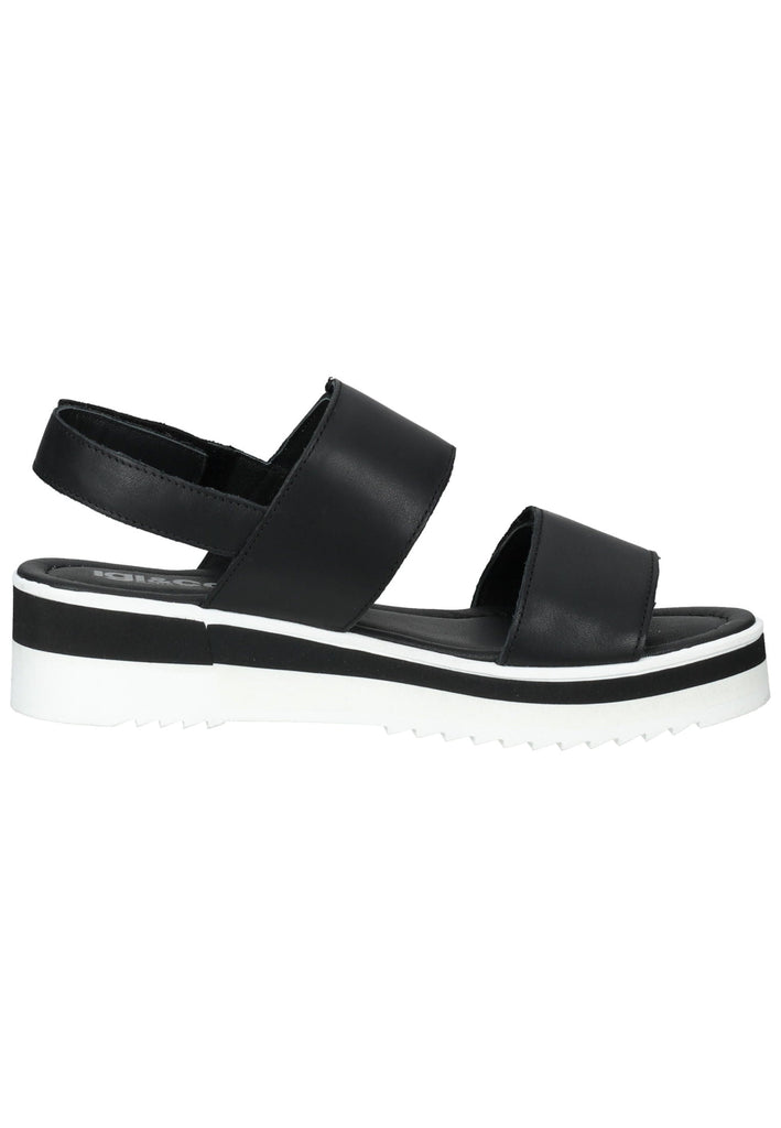 IGI&CO Sandalen Nappaleder Schwarz - surf4shoes
