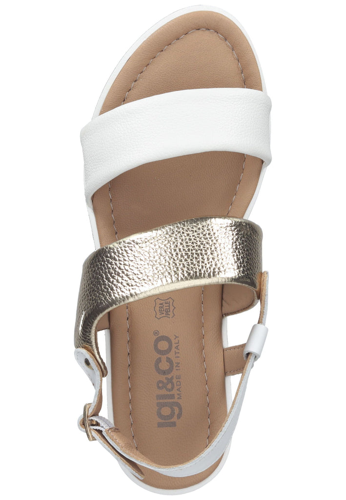 IGI&CO Sandalen Nappaleder Weiß - surf4shoes