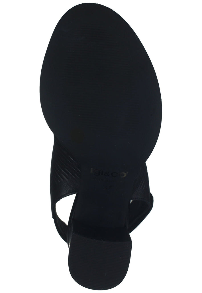 IGI&CO Sandalen Nappaleder Schwarz - surf4shoes