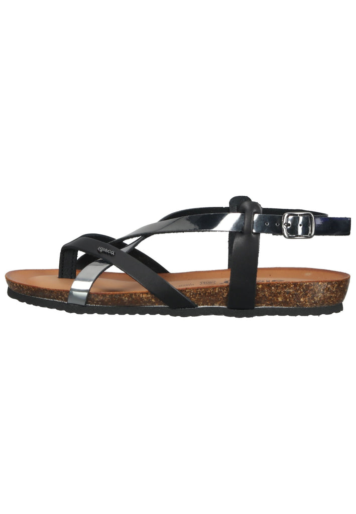 IGI&CO Sandalen Leder Schwarz/Grau - surf4shoes