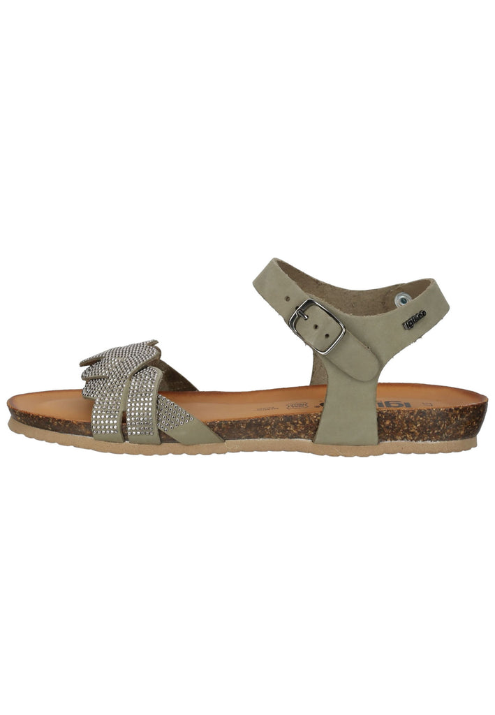 IGI&CO Sandalen Nubukleder Grün - surf4shoes