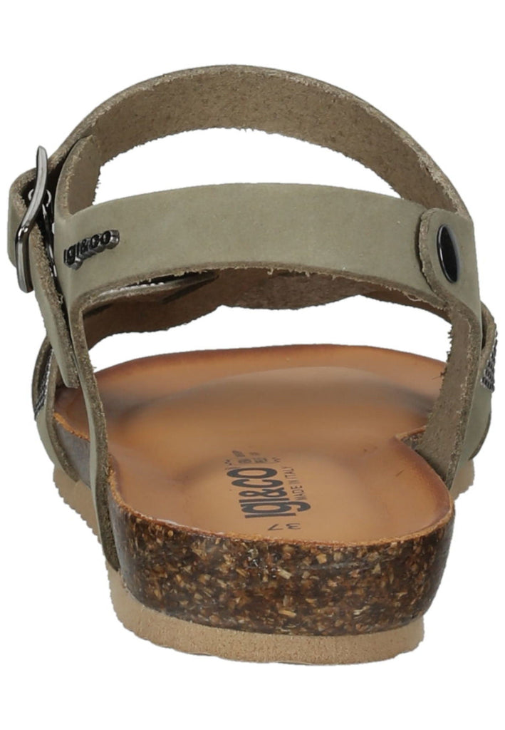 IGI&CO Sandalen Nubukleder Grün - surf4shoes