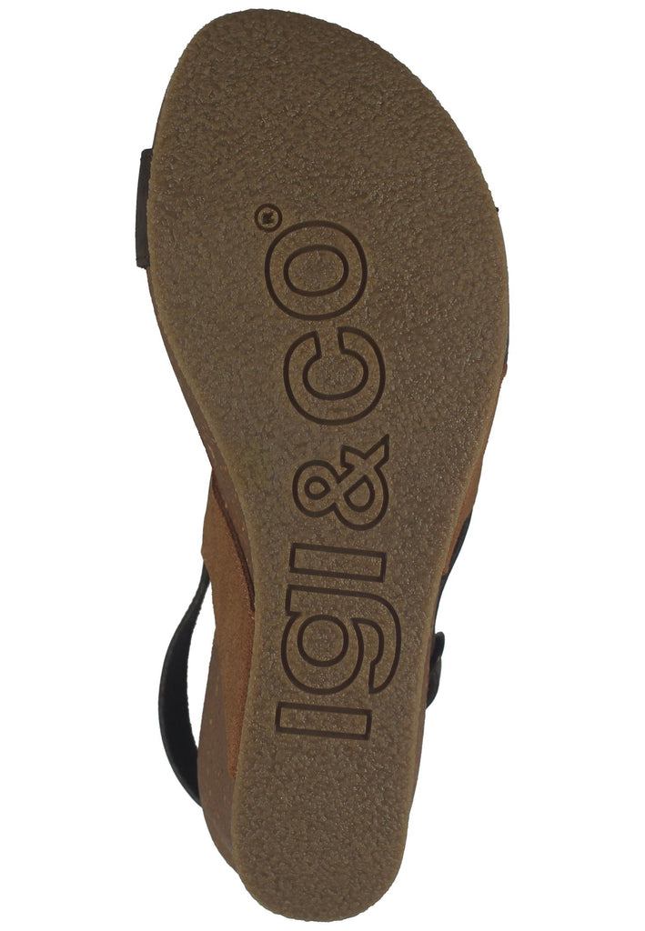 IGI&CO Sandalen Nubukleder Braun - surf4shoes