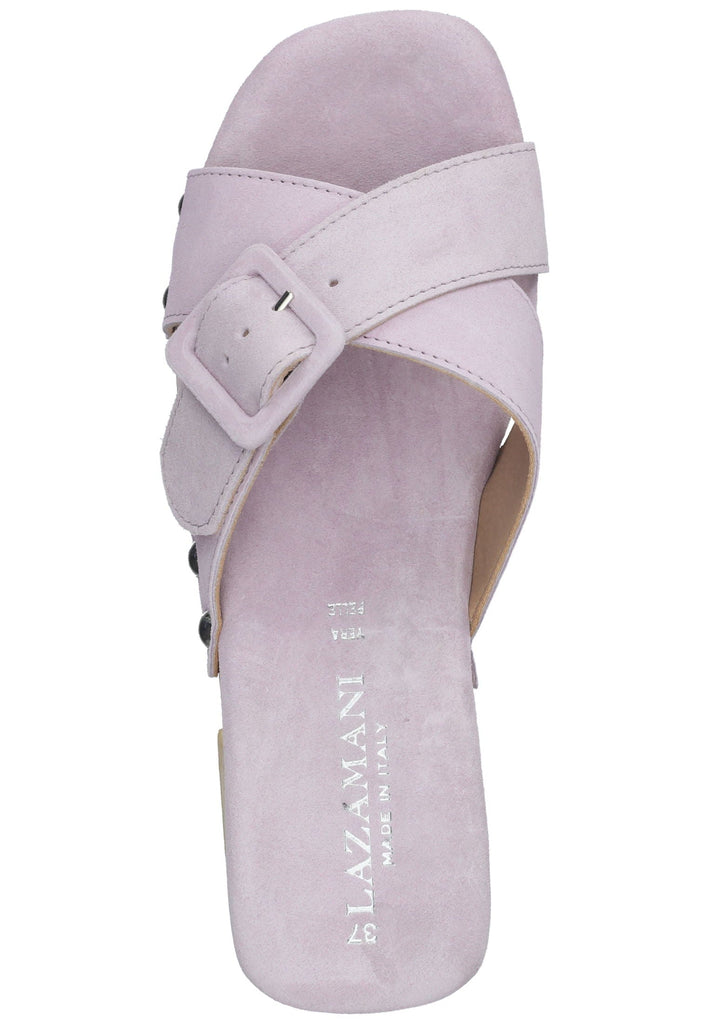 Lazamani Clogs Leder Lilac - surf4shoes