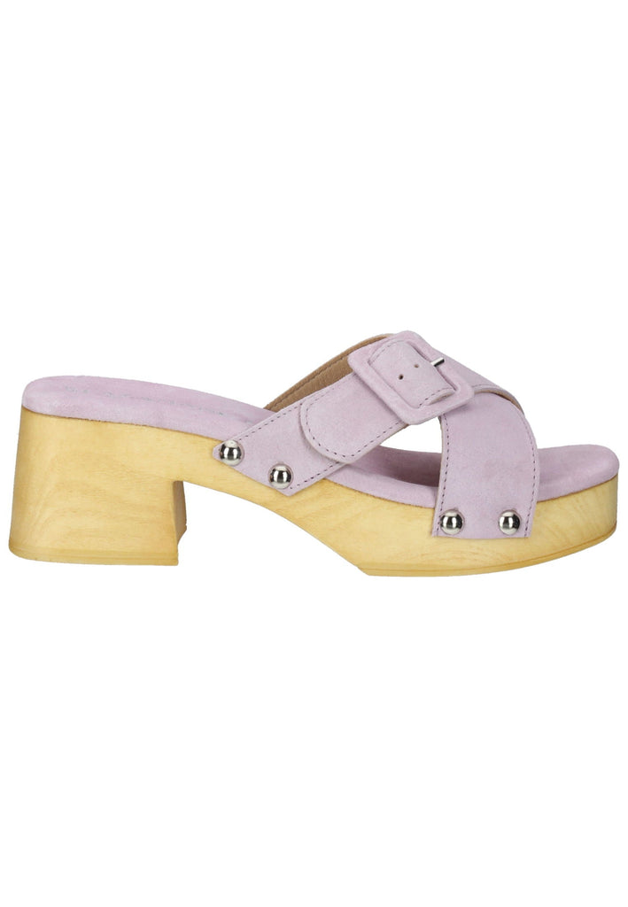 Lazamani Clogs Leder Lilac - surf4shoes