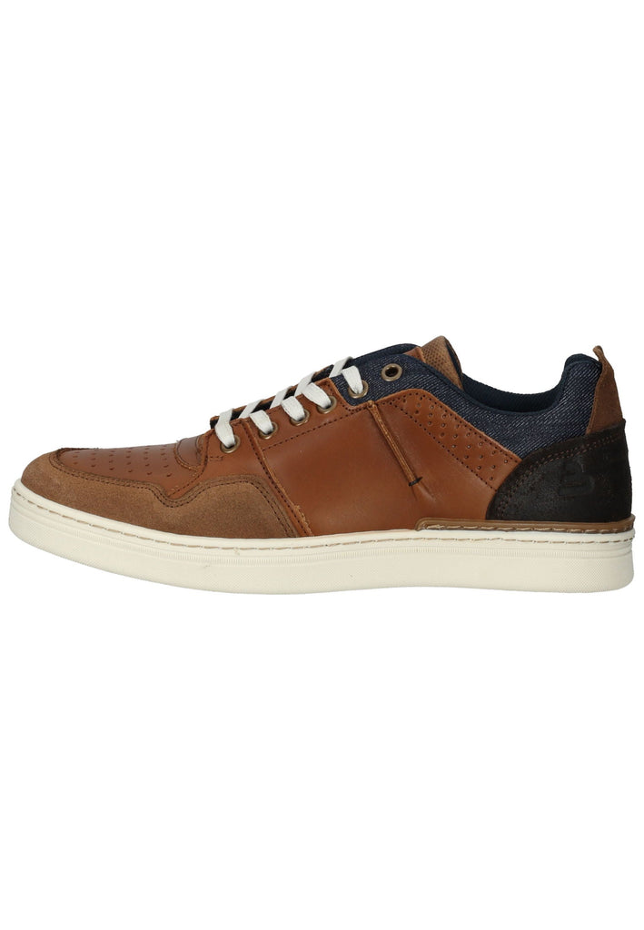 Bullboxer Sneaker Leder/Textil Cognac - surf4shoes
