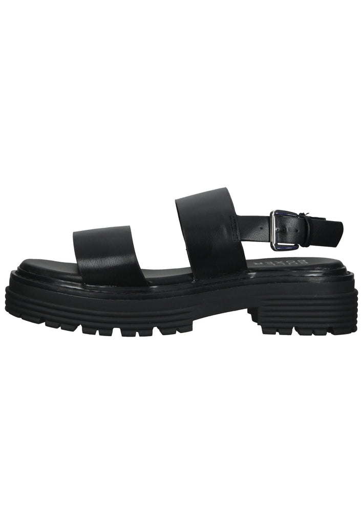 Bullboxer Sandalen Lederimitat Schwarz - surf4shoes