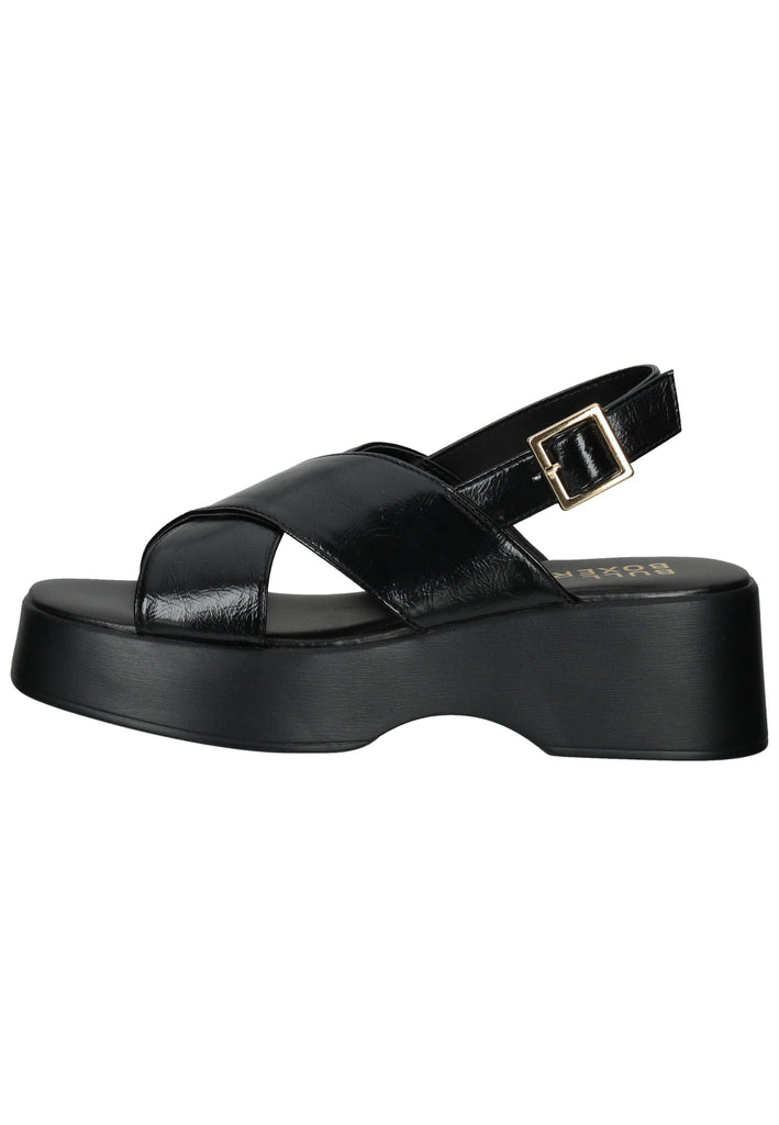 Bullboxer Sandalen Lederimitat Schwarz - surf4shoes
