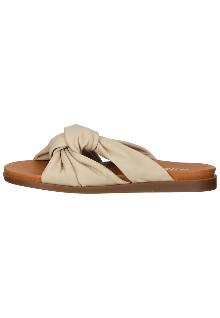 Bullboxer Pantoletten Leder Beige - surf4shoes