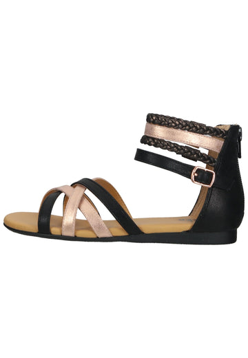 Bullboxer Sandalen Lederimitat Schwarz - surf4shoes