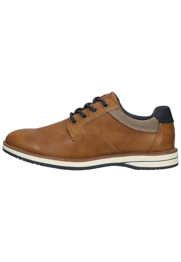 Bullboxer Halbschuhe Lederimitat Braun - surf4shoes