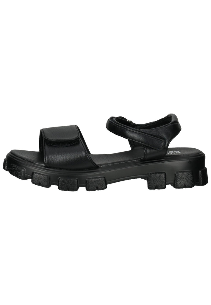 Bullboxer Sandalen Lederimitat Schwarz - surf4shoes