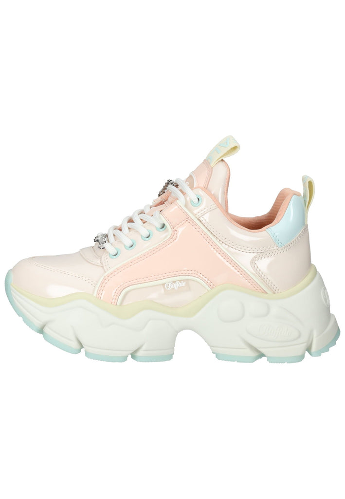 Buffalo Sneaker Lederimitat Rosa - surf4shoes
