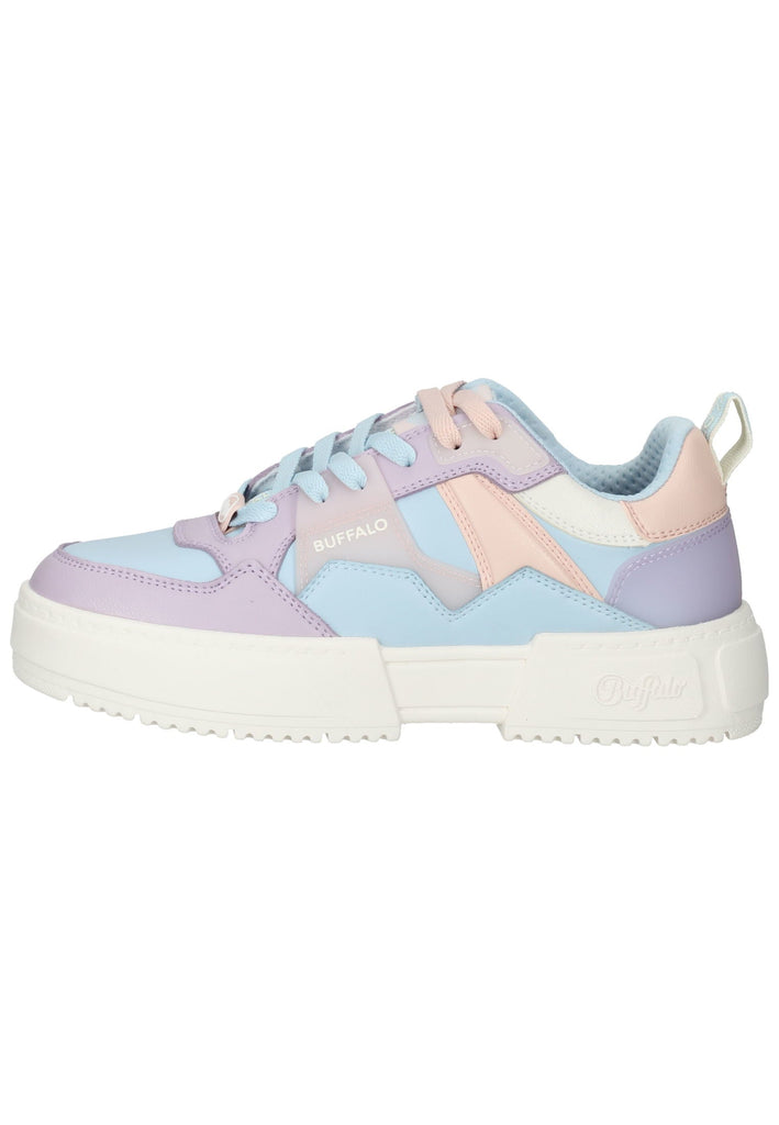 Buffalo Sneaker Lederimitat Lila/Blau - surf4shoes