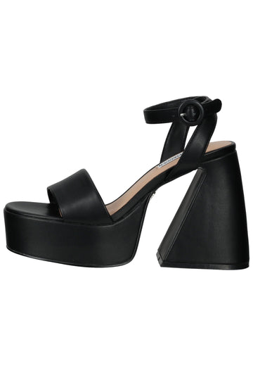 Steve Madden Sandalen Lederimitat Schwarz - surf4shoes