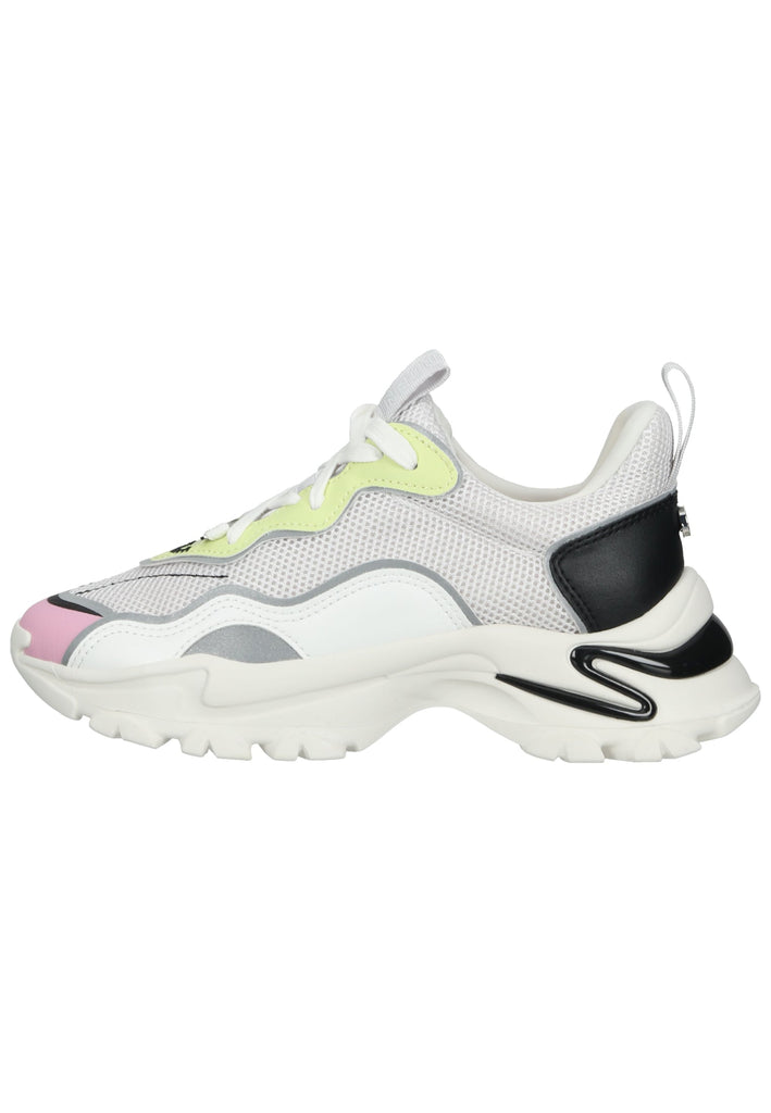 Steve Madden Sneaker Lederimitat/Mesh Schwarz/Beige - surf4shoes