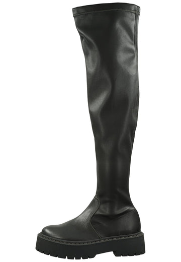 Steve Madden Stiefel Lederimitat Grau - surf4shoes