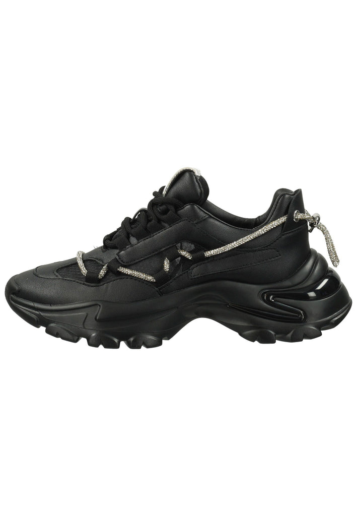 Steve Madden Sneaker Lederimitat/Textil Schwarz - surf4shoes
