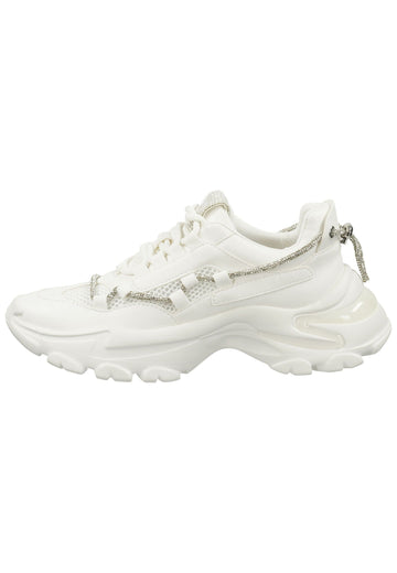 Steve Madden Sneaker Lederimitat Weiß - surf4shoes