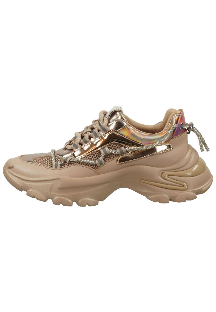 Steve Madden Sneaker Lederimitat/Textil Beige - surf4shoes