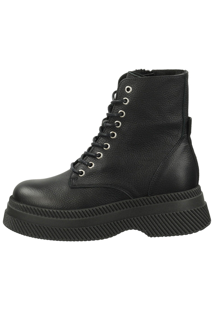 Steve Madden Stiefelette Leder Schwarz - surf4shoes