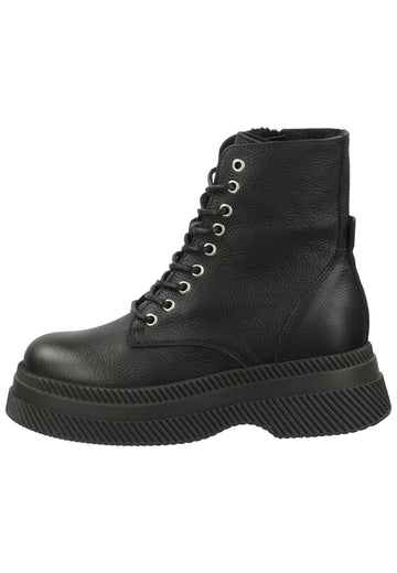 Steve Madden Stiefelette Leder Schwarz - surf4shoes