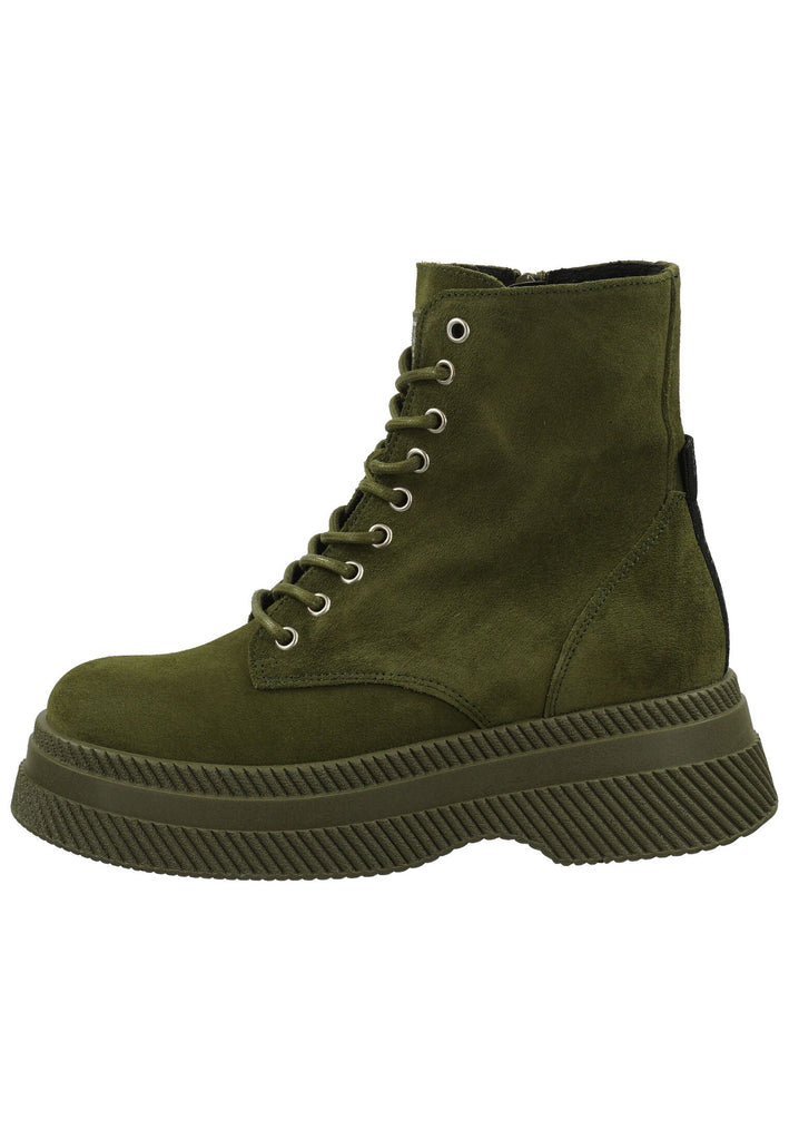 Steve Madden Stiefelette Leder Olive - surf4shoes