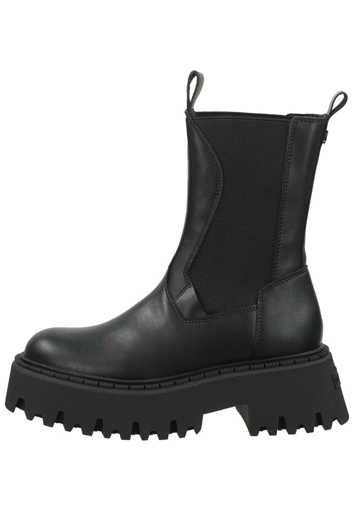 Steve Madden Stiefelette Leder Schwarz - surf4shoes