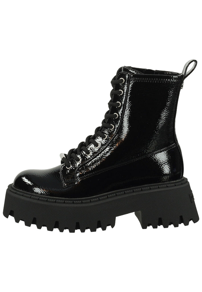 Steve Madden Stiefelette Lederimitat/Textil Schwarz - surf4shoes