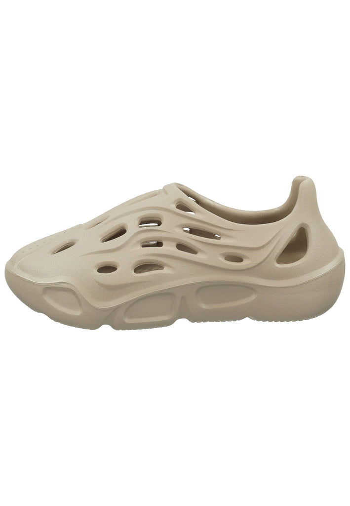 Steve Madden Slipper Gummi Taupe - surf4shoes