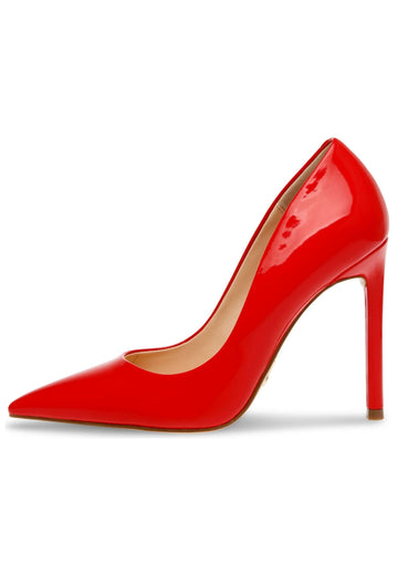 Steve Madden Pumps Lederimitat Rot - surf4shoes