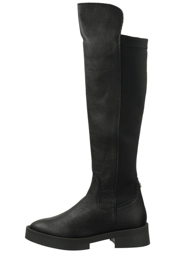 Steve Madden Stiefel Leder/Synthetik Schwarz - surf4shoes