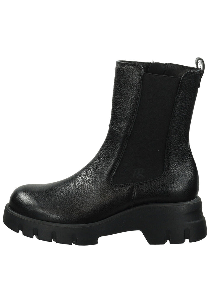 Paul Green Stiefelette Leder/Textil Schwarz - surf4shoes