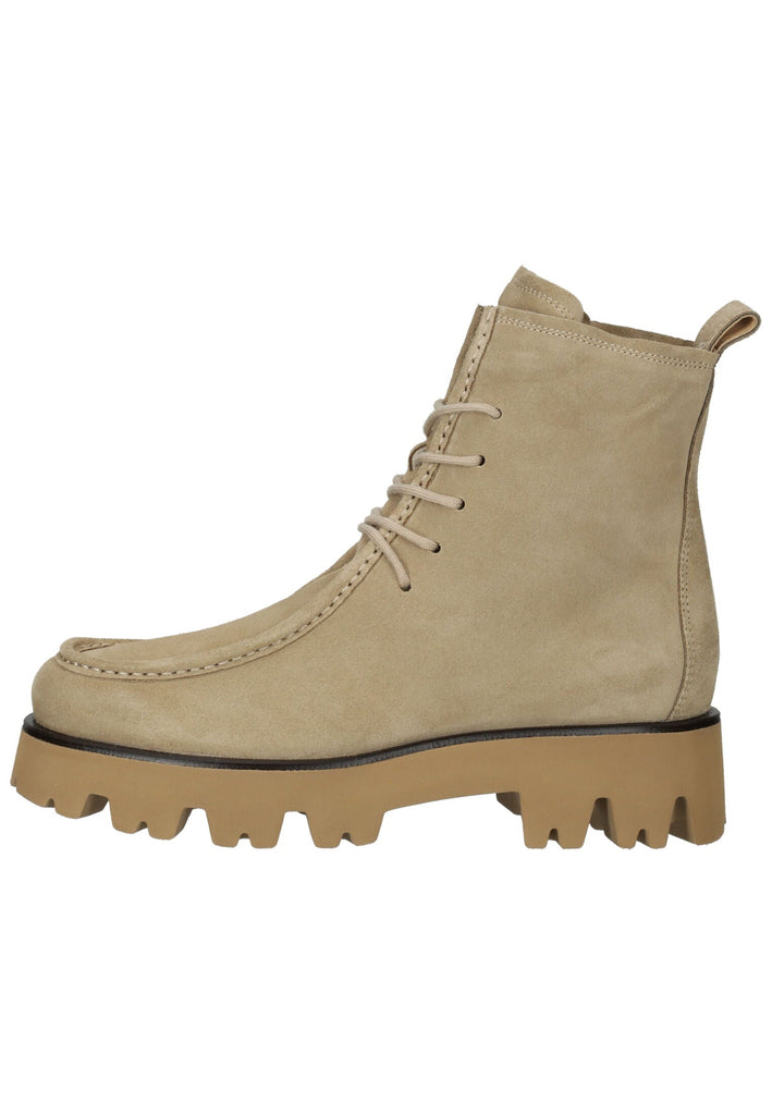 Paul Green Stiefelette Veloursleder Beige - surf4shoes