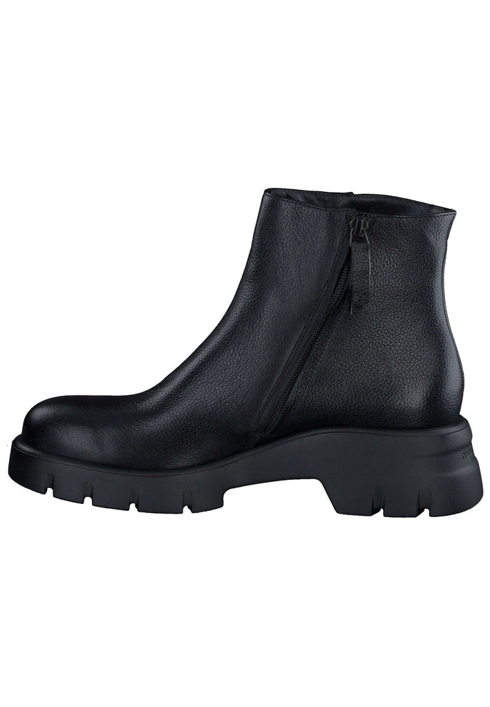 Paul Green Stiefelette Glattleder Schwarz - surf4shoes