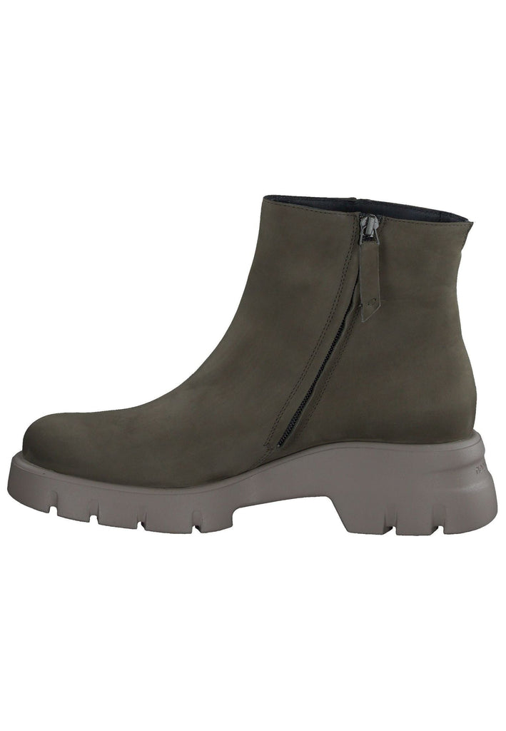 Paul Green Stiefelette Nubukleder Olive - surf4shoes