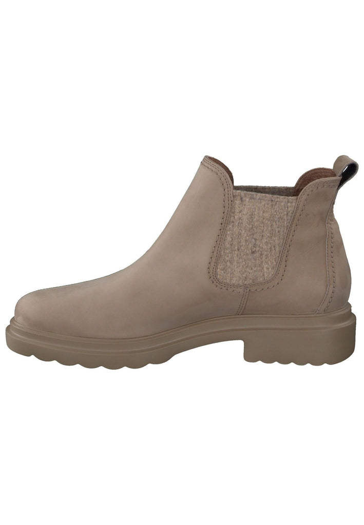 Paul Green Stiefelette Nubukleder/Textil Beige - surf4shoes