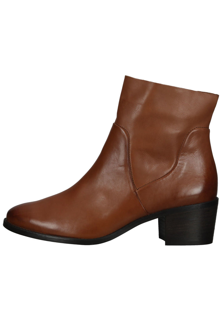 Paul Green Stiefelette Glattleder Cognac - surf4shoes