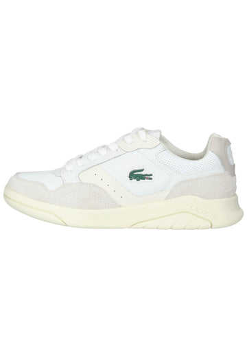 Lacoste Sneaker Leder/Textil Weiß - surf4shoes