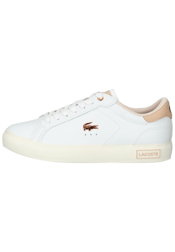 Lacoste Sneaker Leder Weiß/Pink - surf4shoes