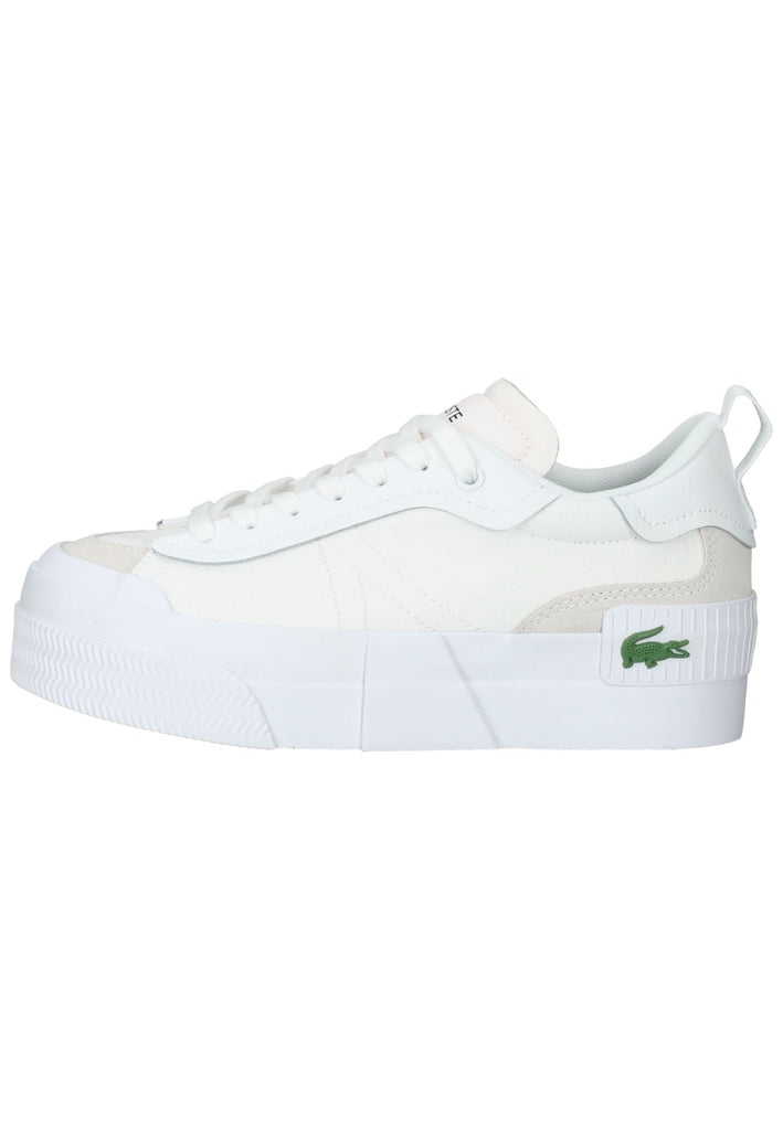 Lacoste Sneaker Leder/Textil Weiß - surf4shoes