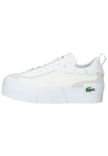 Lacoste Sneaker Leder/Textil Weiß - surf4shoes