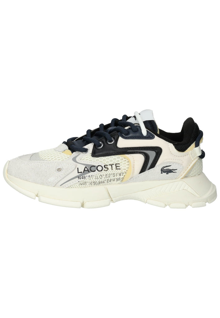 Lacoste Sneaker Leder/Textil Weiß/Schwarz - surf4shoes