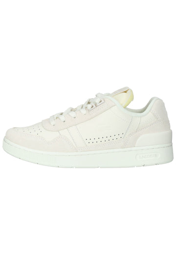 Lacoste Sneaker Leder/Textil Weiß - surf4shoes